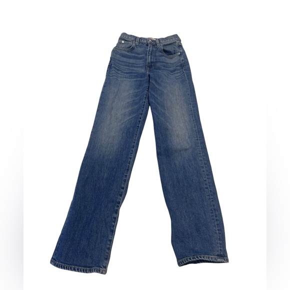 SLVRLAKE Women’s Mid Blue London Straight Jean, Size 26 - Picture 6 of 13